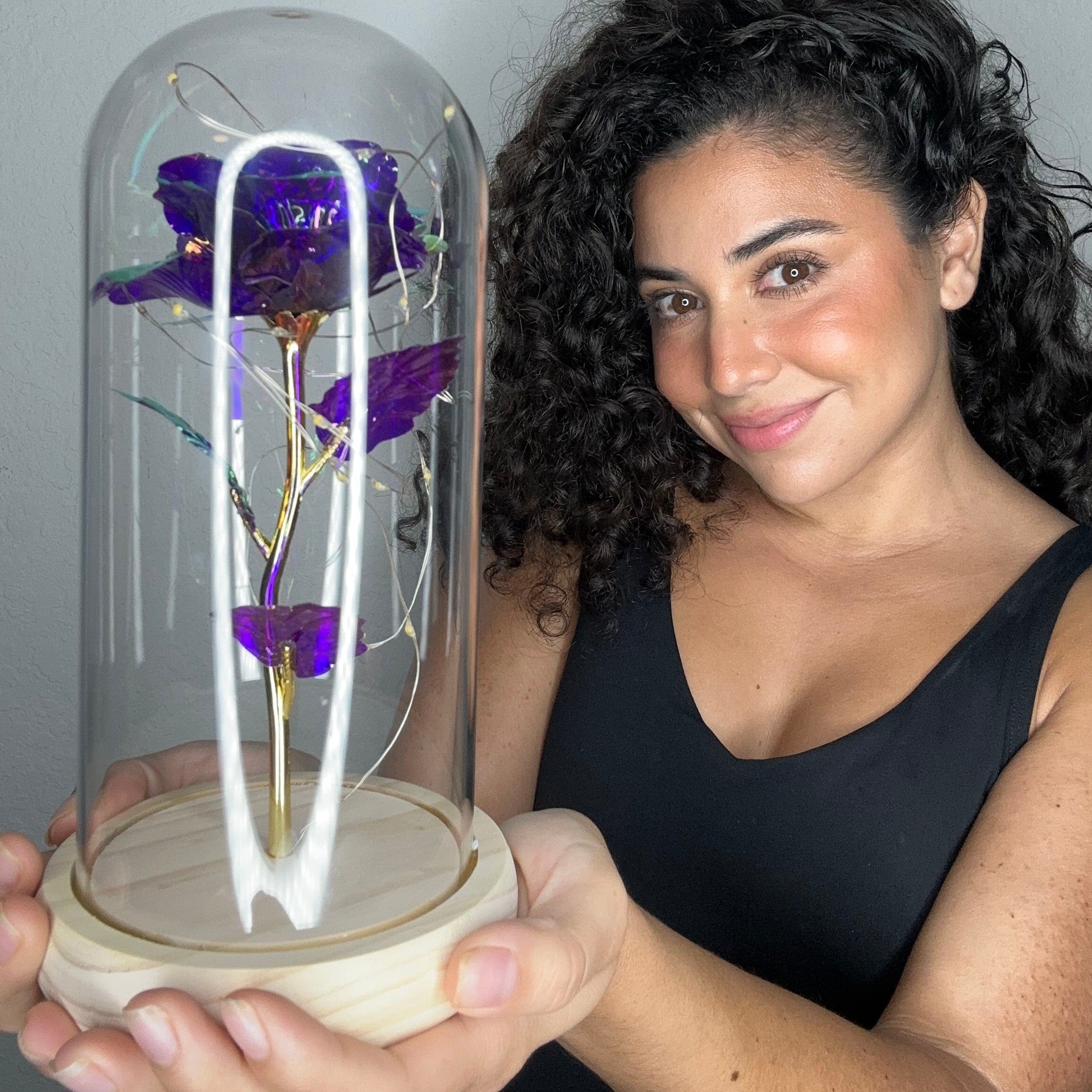 Kouzelná třpytivá růže