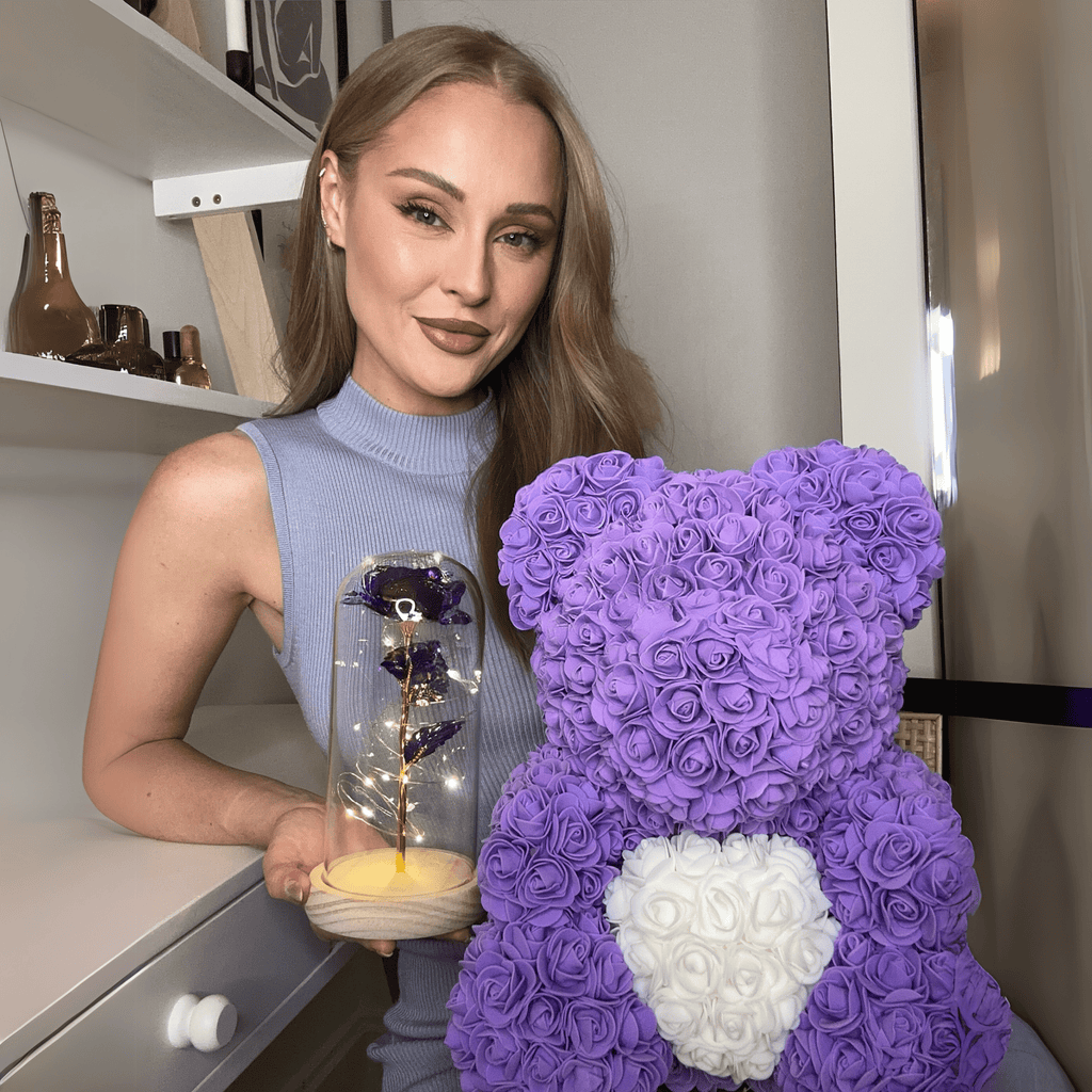 Kouzelná třpytivá růže